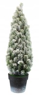 Ozdoba na vianočný stromček zasnežená figúrka H75 DEcodomi
