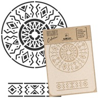 DIY Scrapboating DeCoupage šablóna Multi -použitie 21x30cma4 africká mandala DIY Scrapboating DeCoupage šablóna Multi -použitie 21x30cma4 africká mandala