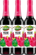 Malinový Łowicz sirup 400ml x3 Malinový Łowicz sirup 400ml x3