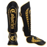 Muay Thai COHORTES ACULEO ARMIS chrániče holene a chodidiel - čierne veľkosť L Muay Thai COHORTES ACULEO ARMIS chrániče holene a chodidiel - čierne veľkosť L