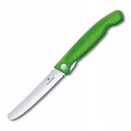 Victorinox Green pikutek zatvárací nôž, zúbkovaný Victorinox Green pikutek zatvárací nôž, zúbkovaný