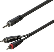 Audio kábel RAYC150L6 2xRCA/Jack 3,5mm stereo konektory Audio kábel RAYC150L6 2xRCA/Jack 3,5mm stereo konektory