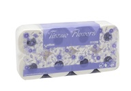 8x Neparfumovaný toaletný papier Tissue Flowers