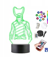 Loki Marvel 16-farebná LED stolná lampa PLEXIDO Loki Marvel 16-farebná LED stolná lampa PLEXIDO