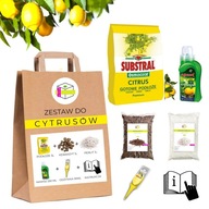 SÚPRAVA NA PRESADZOVANIE CITRUSOV OLEANDER VÁPENNÁ PÔDA + LECA + HNOJIVO