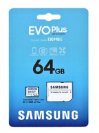 PAMÄŤOVÁ KARTA SAMSUNG EVO+ 64GB micro SD 130MB/s