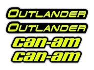 Can-Am Outlander Decal Kit II Fluo Decals Can-Am Outlander Decal Kit II Fluo Decals