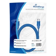Kábel USB 3.0 MediaRange MRCS145 AM / BM, 1,8 m,