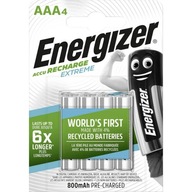 4x batérie Energizer 800mAh AAA R3 Ni-Mh 4x batérie Energizer 800mAh AAA R3 Ni-Mh