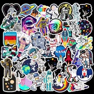 Vodotesné samolepky MIX NASA 50 ks Vodotesné samolepky MIX NASA 50 ks