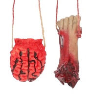 3ks hororové halloweenske dekorácie rekvizita 3ks hororové halloweenske dekorácie rekvizita