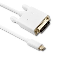 Qoltec USB 3.1 typ C samec/DVI samec kábel | 4K | Qoltec USB 3.1 typ C samec/DVI samec kábel | 4K |