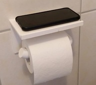 Držiak na toaletný papier a telefón.Kúpeľňa CP