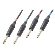 VONYX KÁBEL 2x JACK 6,3MM x 2x JACK 6,3MM - 5M VONYX KÁBEL 2x JACK 6,3MM x 2x JACK 6,3MM - 5M