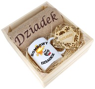 SKVELÝ DARČEK PRE DEDKA UTERÁK + KRABIČKA NA HRNKY SKVELÝ DARČEK PRE DEDKA UTERÁK + KRABIČKA NA HRNKY