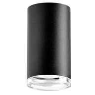 Prisadené svietidlo SPOT TUBA LAMP okrúhle čierne GU10 MODERN IP44 Prisadené svietidlo SPOT TUBA LAMP okrúhle čierne GU10 MODERN IP44