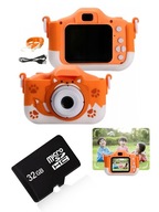 DIGITÁLNY FOTOAPARÁT PRE DETI 40Mpx FOTOAPARÁT HRAČSKÉ HRY + 32GB KARTA DIGITÁLNY FOTOAPARÁT PRE DETI 40Mpx FOTOAPARÁT HRAČSKÉ HRY + 32GB KARTA