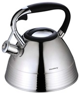 OCEĽOVÁ kanvica s píšťalkou 3,0L KLAUSBERG KB-7397 OCEĽOVÁ kanvica s píšťalkou 3,0L KLAUSBERG KB-7397