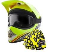 NARODENINOVÝ DARČEK DETSKÝ KRÍŽOVÝ PRILBA ENDURO QUAD XS + RUKAVICE + OKULIARE NARODENINOVÝ DARČEK DETSKÝ KRÍŽOVÝ PRILBA ENDURO QUAD XS + RUKAVICE + OKULIARE