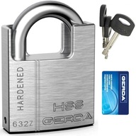 Zámok proti vlámaniu Gerda HSS 632Z s certifikátom 4, tvrdená oceľ, pevný Zámok proti vlámaniu Gerda HSS 632Z s certifikátom 4, tvrdená oceľ, pevný