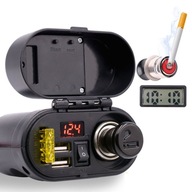 NABÍJAČKA DO AUTO ZÁSUVKY 2x USB VOLTMETER NABÍJAČKA DO AUTO ZÁSUVKY 2x USB VOLTMETER