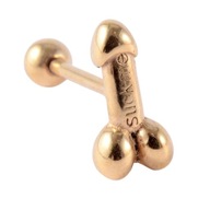 Prsteň na jazyk s nápisom suck me penis piercing Prsteň na jazyk s nápisom suck me penis piercing