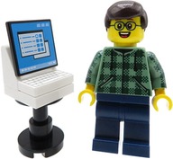 Programátor / IT špecialista - figúrka z LEGO dielov Programátor / IT špecialista - figúrka z LEGO dielov