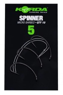 Háčiky Spinner Micro Barbed 10 ks. Korda Veľkosť 5 Háčiky Spinner Micro Barbed 10 ks. Korda Veľkosť 5