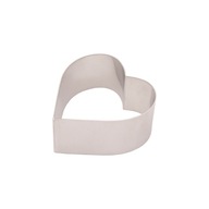 Hliníkový okraj, srdce, šírka 12 cm, výška 13 cm