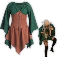 OUTFIT KOSTÝM ŠATY ELFA ELF GOTH VINTAGE DÁMSKE L / XL OUTFIT KOSTÝM ŠATY ELFA ELF GOTH VINTAGE DÁMSKE L / XL