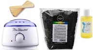 Set Ohrievač vosku + čierny VOSK 1 kg + tyčinky