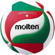 5 Volejbalová lopta Molten bielo-zeleno-červená V5M