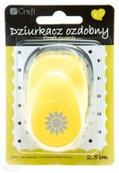 Ozdobný punč slnečnicový 2,5 cm (JCDZ-110-142)