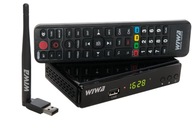 Dekodérový tuner Wiwa H.265 HEVC DVB-T2 + WiFi