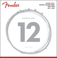 Struny pre elektrickú gitaru Fender 250H 12-52 Struny pre elektrickú gitaru Fender 250H 12-52