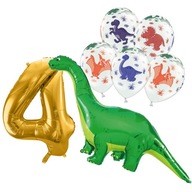 SET DINOSAUROV 4 ročné BALÓNY BRACHIOSAUR 100 cm SET DINOSAUROV 4 ročné BALÓNY BRACHIOSAUR 100 cm