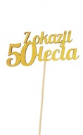 Zlatá dekorácia na jubilejnom 50. vrchole