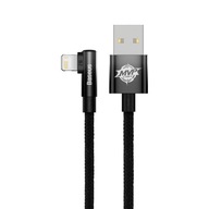 UHLOVÝ KÁBEL USB BLESKOVÝ KÁBEL 200CM BASEUS UHLOVÝ KÁBEL USB BLESKOVÝ KÁBEL 200CM BASEUS