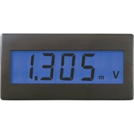 Panelový voltmeter s modrým podsvietením. 200 mV