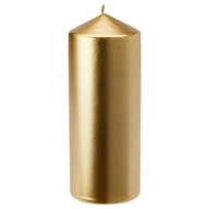 Zlatá bloková sviečka PHENOMEN 20 cm VIANOCE