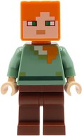 LEGO Minecraft - figúrka Alex hnedé nohavice