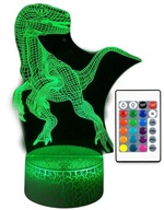 3D LED USB DINOSAUROVÁ LAMPA NOČNÁ LAMPA pre DIEŤA 3D LED USB DINOSAUROVÁ LAMPA NOČNÁ LAMPA pre DIEŤA