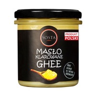 Poľské prečistené maslo GHEE 320 ml SOSTA Natural na vyprážanie, bez laktózy