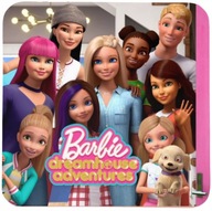 4 podložky pod hrnček Barbie Adventures + NAME!