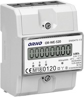 3-fázový merač prúdu energie 80A ORNO Submeter