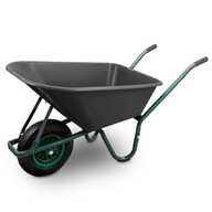 Záhradný fúrik 100L 250kg Čierna miska z PVC Záhradný fúrik 100L 250kg Čierna miska z PVC