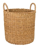 VYSOKÝ KOŠÍK NA MORSKÚ TRÁVU BOHO 30x30x30/38 cm VYSOKÝ KOŠÍK NA MORSKÚ TRÁVU BOHO 30x30x30/38 cm