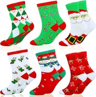 6X VIANOČNÉ PONOŽKY VIANOČNÝ DARČEK SANTA CLAUS SNEHULIENKA 6X VIANOČNÉ PONOŽKY VIANOČNÝ DARČEK SANTA CLAUS SNEHULIENKA