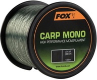 Vlasec Fox Carp Mono 0,38mm/850m, zelený