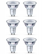 PHILIPS GU10 ŽIAROVKA 4,9W 4000K 120° 550lm NEUTRÁLNA BIELA SADA 6 ks PHILIPS GU10 ŽIAROVKA 4,9W 4000K 120° 550lm NEUTRÁLNA BIELA SADA 6 ks